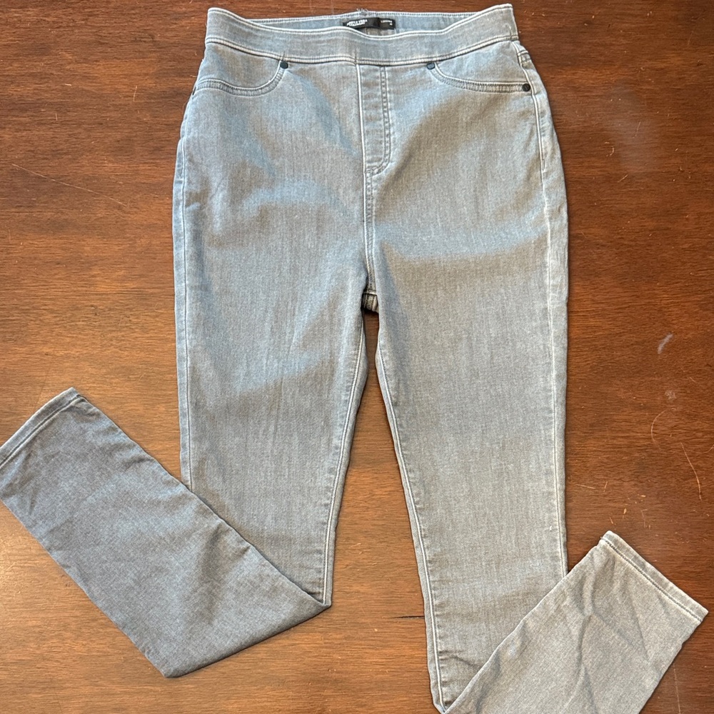 Simply Vera Vera Wang Gray Women's Jeggings Size Medium